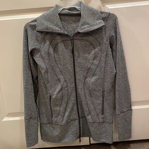 Lululemon full zip define mock neck